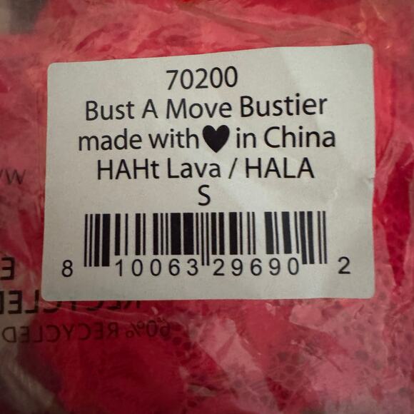 We Are HAH Free People Bust a Move Corset Bustier Top Pink NWT Size Small - Picture 8 of 8